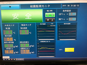 結露感知システム