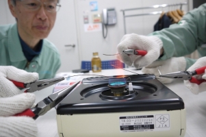 Heat treatment experiments on a laboratory stove